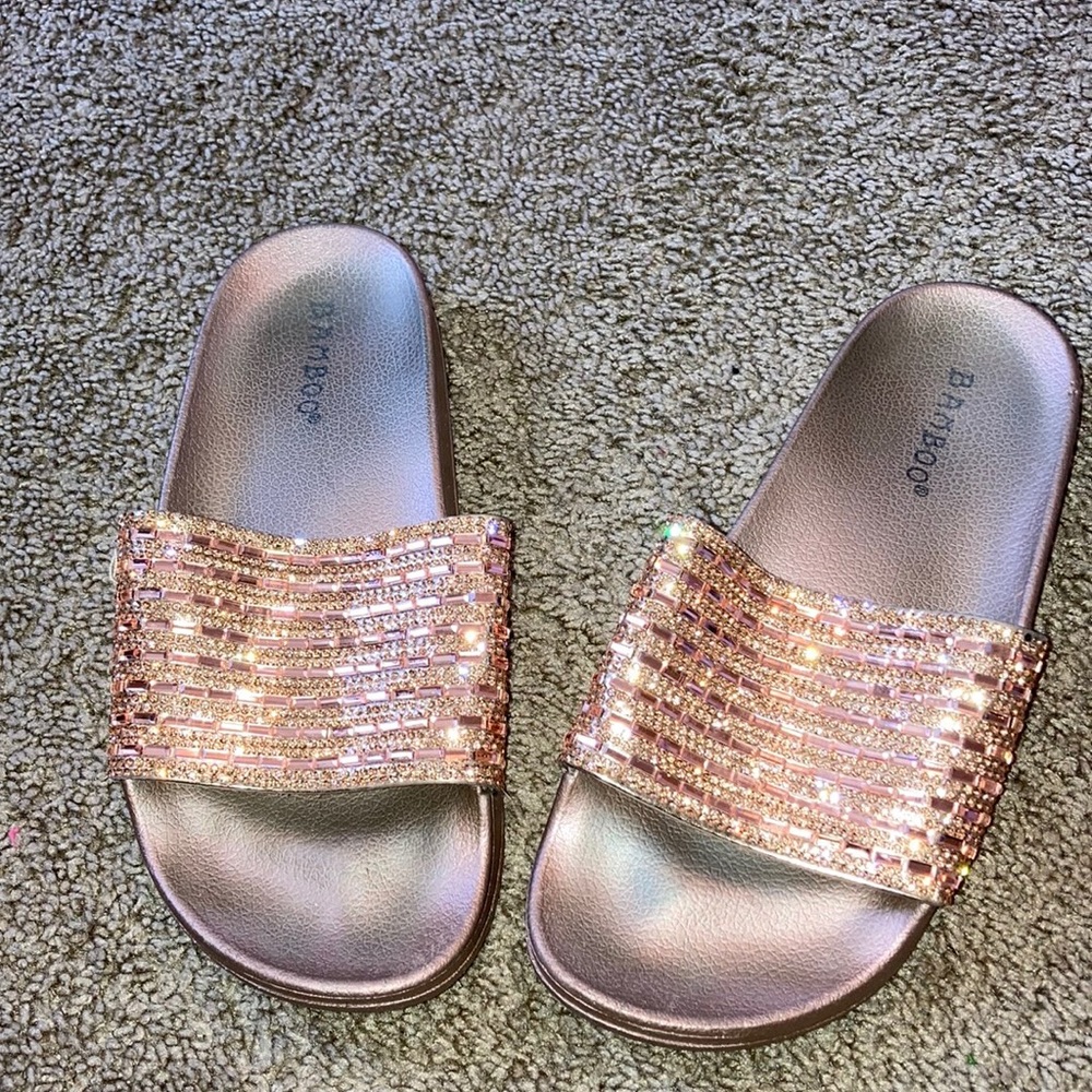 Bamboo Sparkly Sandals